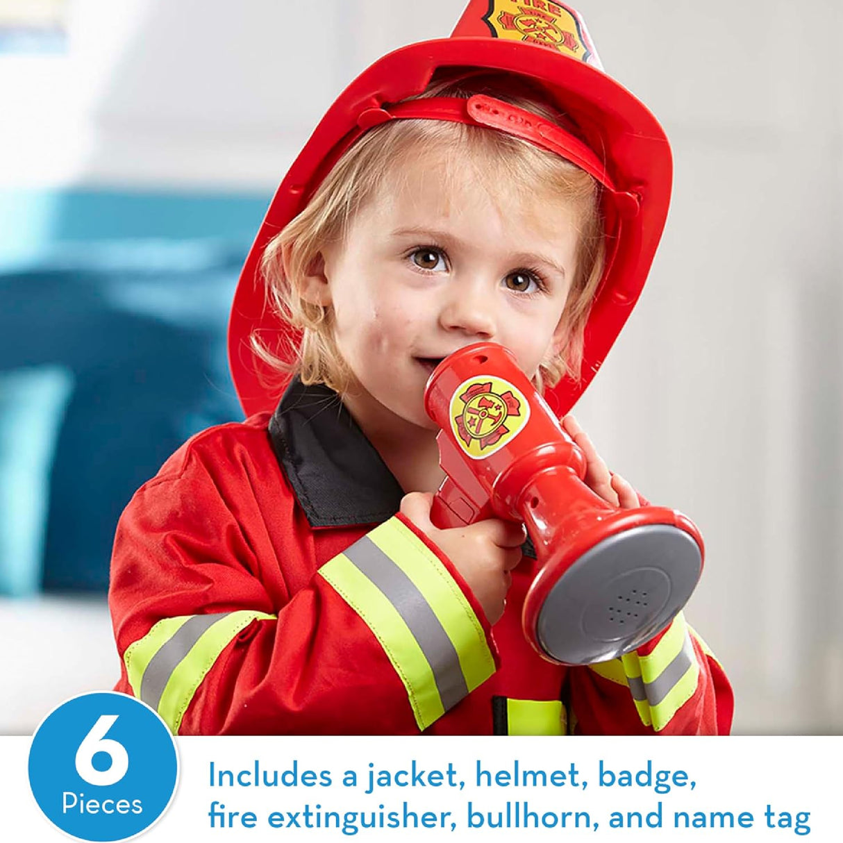 Melissa & Doug Fire Chief Role Play Dress-Up Set