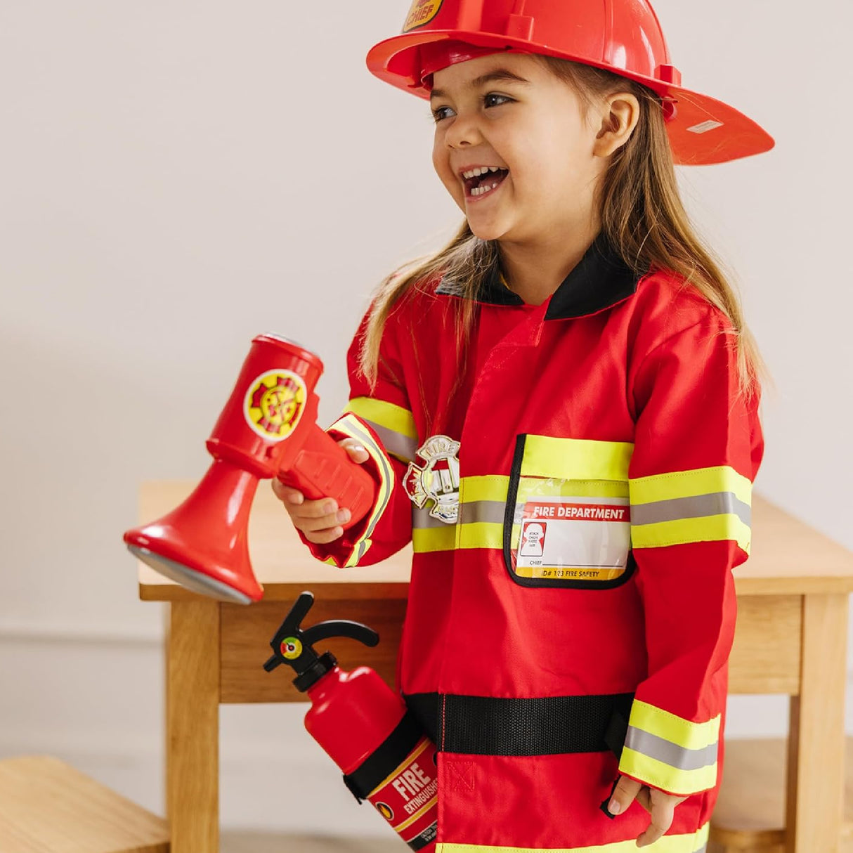 Melissa & Doug Fire Chief Role Play Dress-Up Set