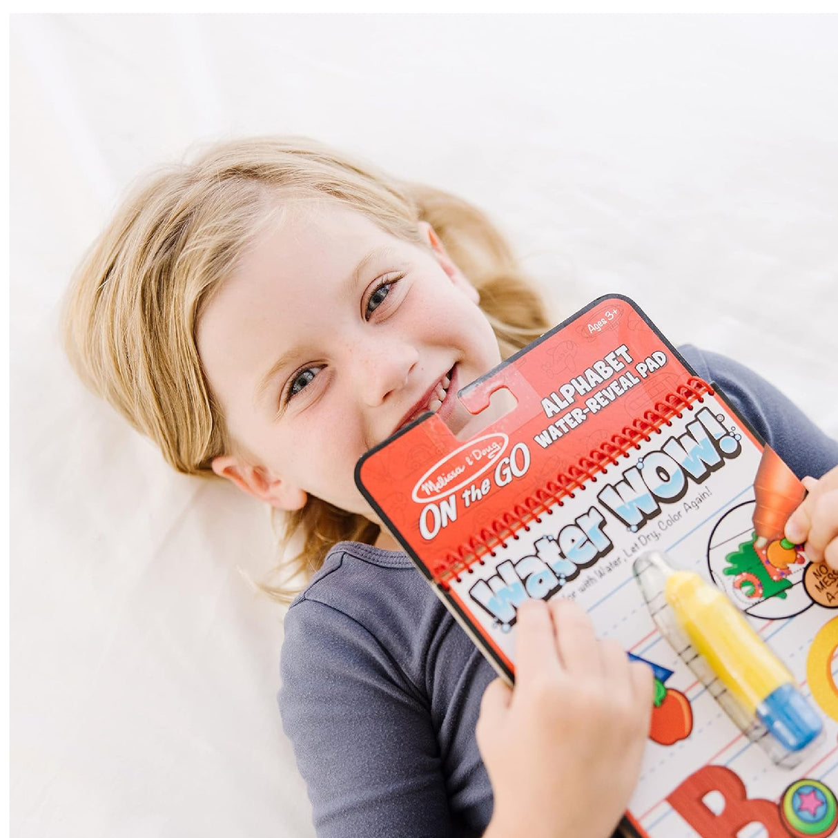 Melissa & Doug On the Go Water Wow! Reusable Water-Reveal Activity Pad - Alphabet
