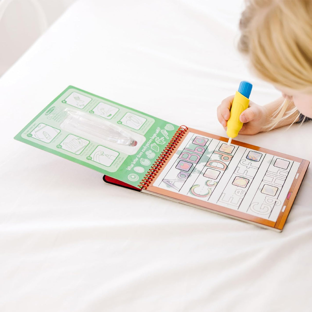 Melissa & Doug On the Go Water Wow! Reusable Water-Reveal Activity Pad - Alphabet