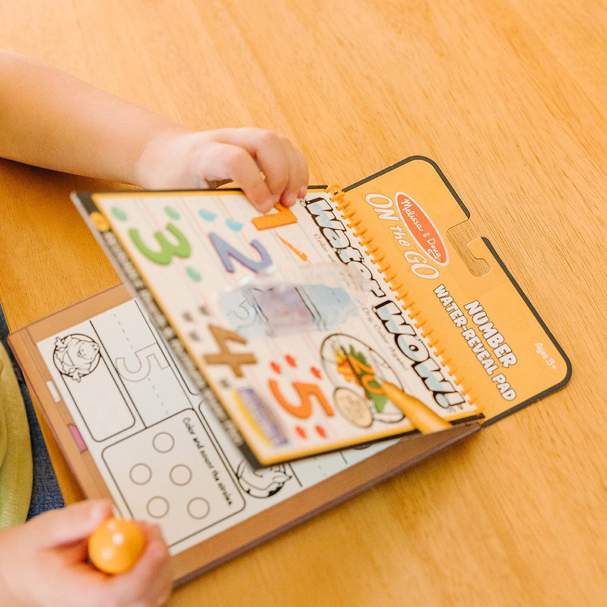 Melissa & Doug On the Go Water Wow! Reusable Water-Reveal Activity Pad - Numbers