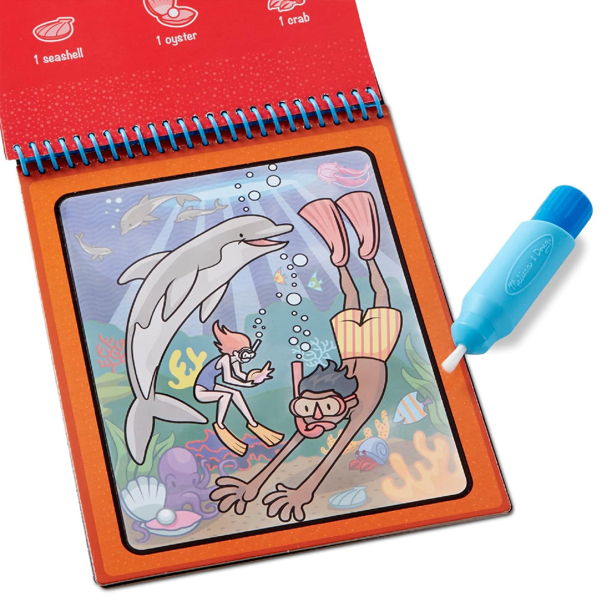 Melissa & Doug On The Go Water Wow! Reusable Water-Reveal Activity Pad – Adventure