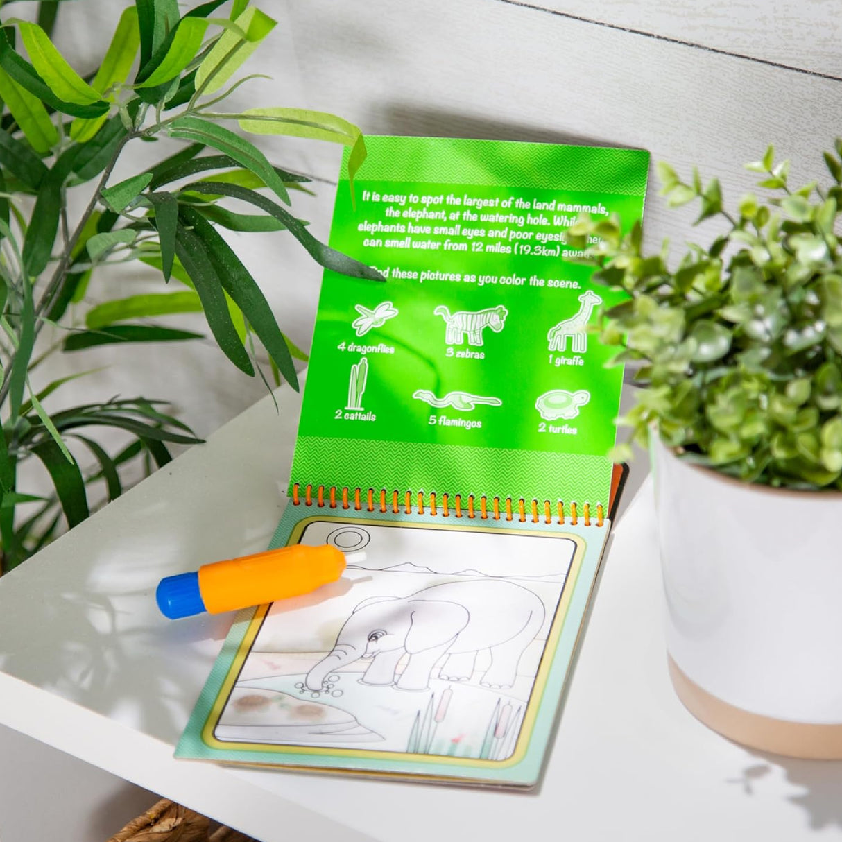 Melissa & Doug On the Go Water Wow! Reusable Water-Reveal Activity Pad - Safari