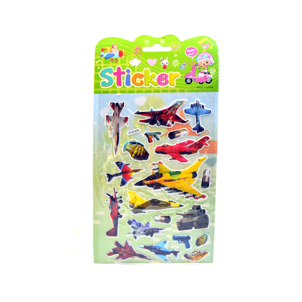Planes Puffy Stickers