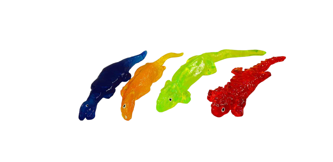 Super Stretchy Sticky Lizard (Assorted Designs, Sold as Single)