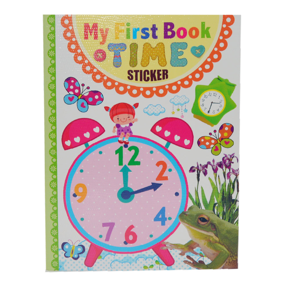 My First Book Time (Sticker)
