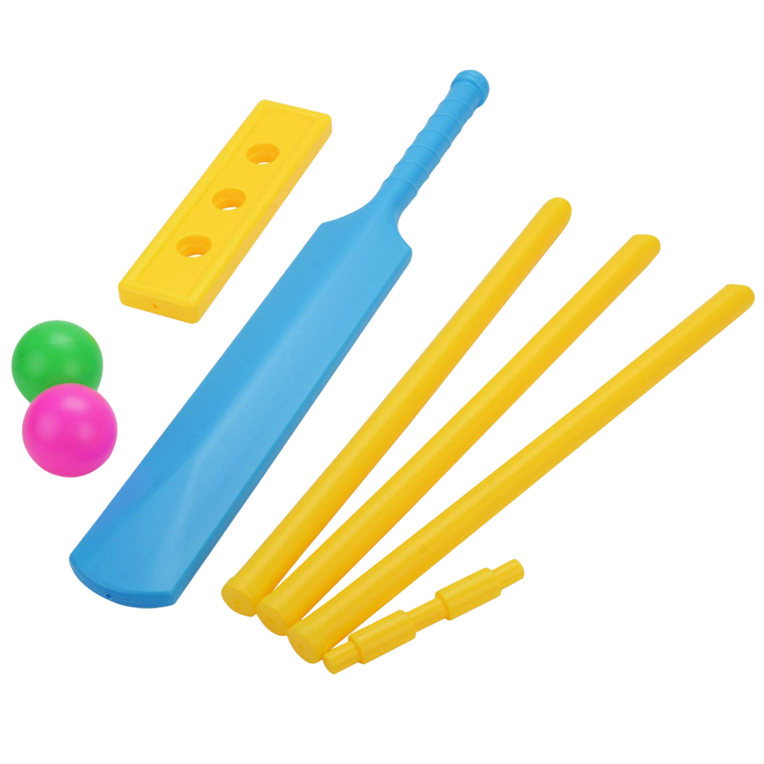 Junior Cricket Set with Bat, Ball & Stumps