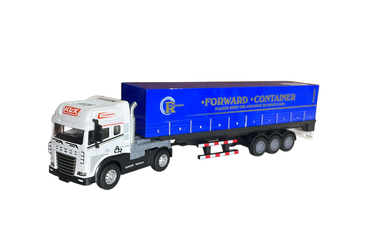 Semi-Trailer Truck Model 1:24 Scale (2 Assorted Colors, Sold As Single)