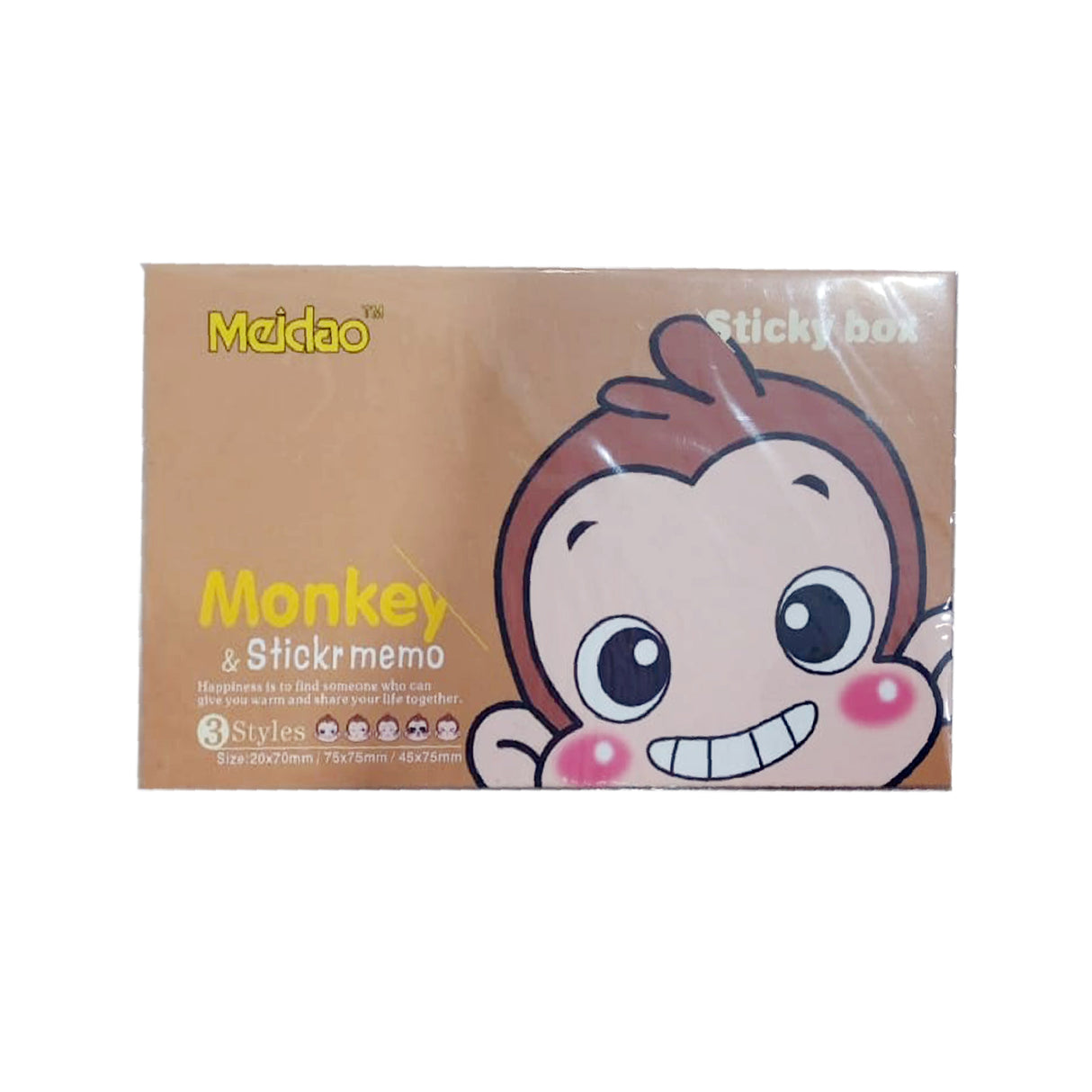 Monkey Meidao Sticker Memo Pad