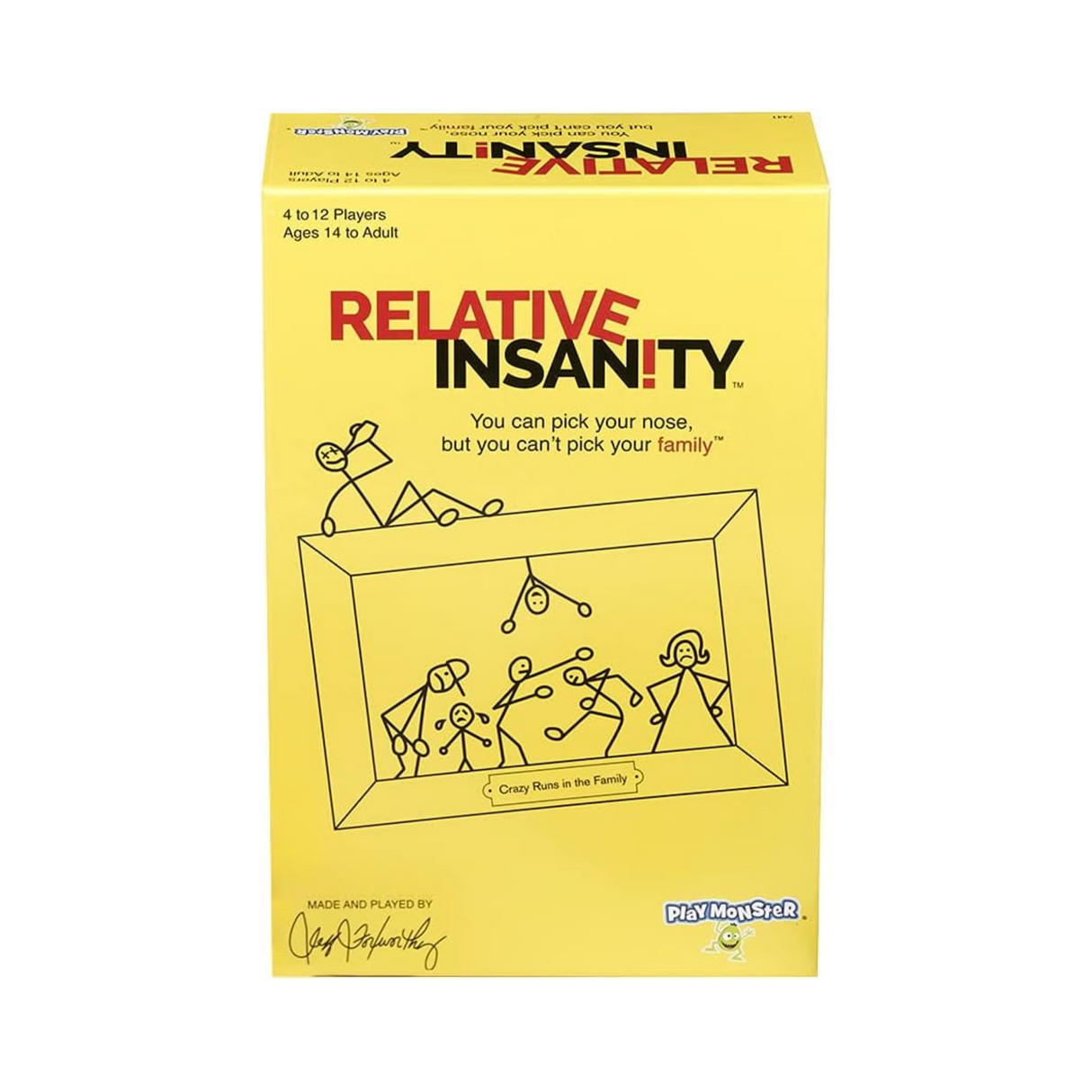 PlayMonster Relative Insanity Board Game