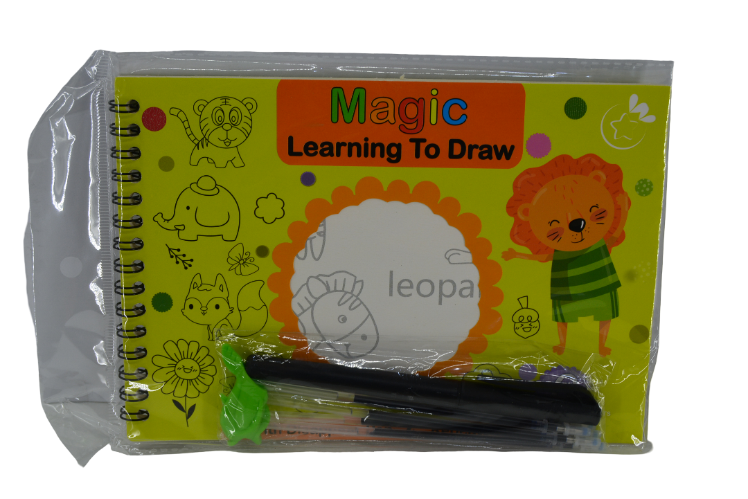 Magic Learning Book with Pen & Refill (Assorted Designs, Sold as Single)