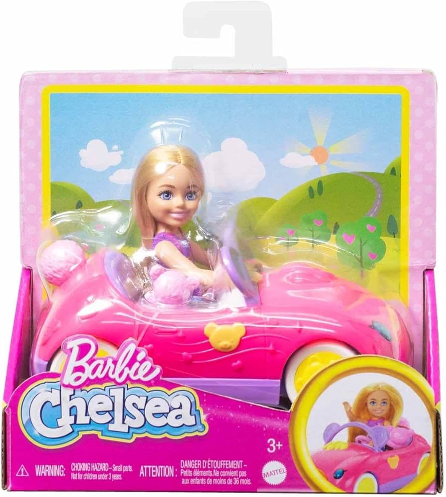 Barbie Chelsea Bear Convertible Car Set