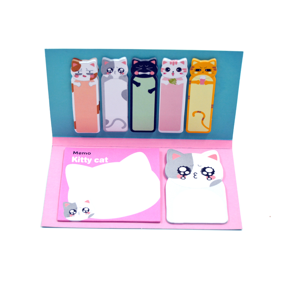 Kitty Cat Meidao Sticker Memo Pad