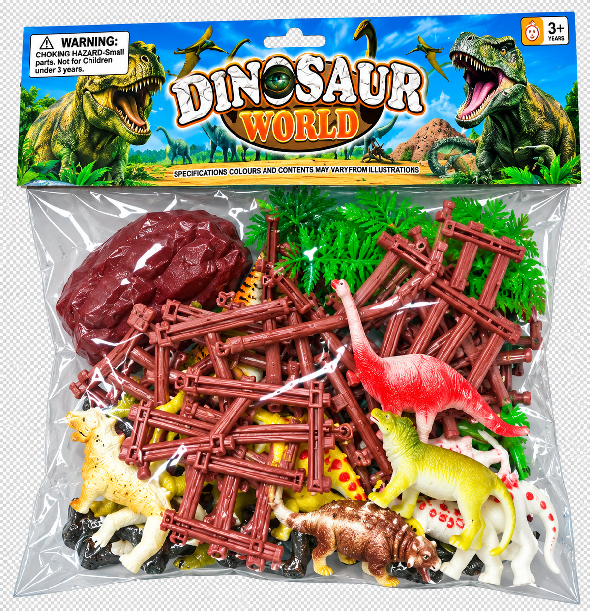 Wild Animals Plastic Figurine Small Set for Kids
