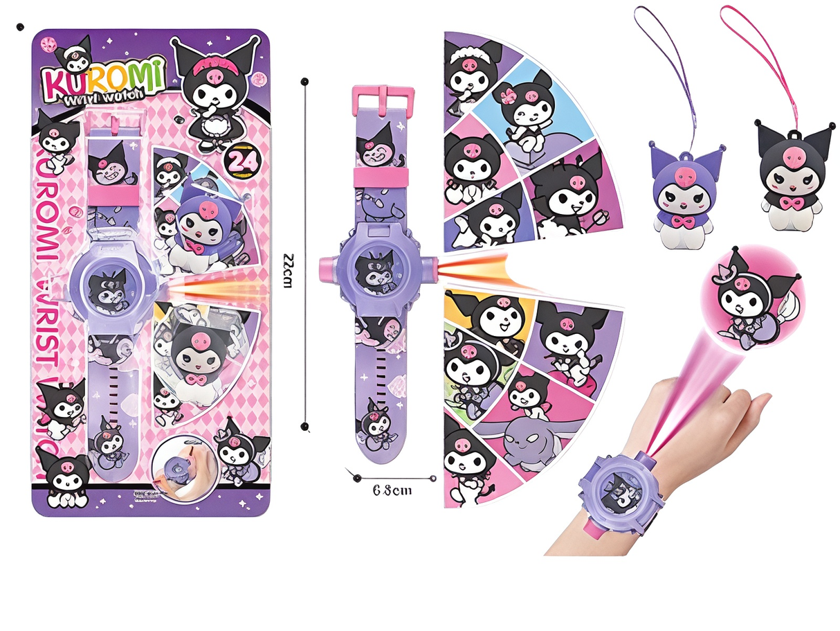 Kuromi Kids Digital Projector Watch