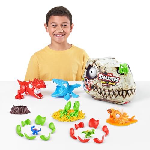Smashers Dino Island T-Rex Battle Playset Medium S1