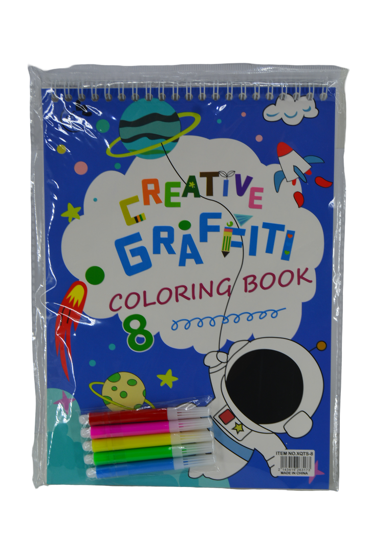 Creative Graffiti Colouring Book (Assorted Designs, Sold as Single)