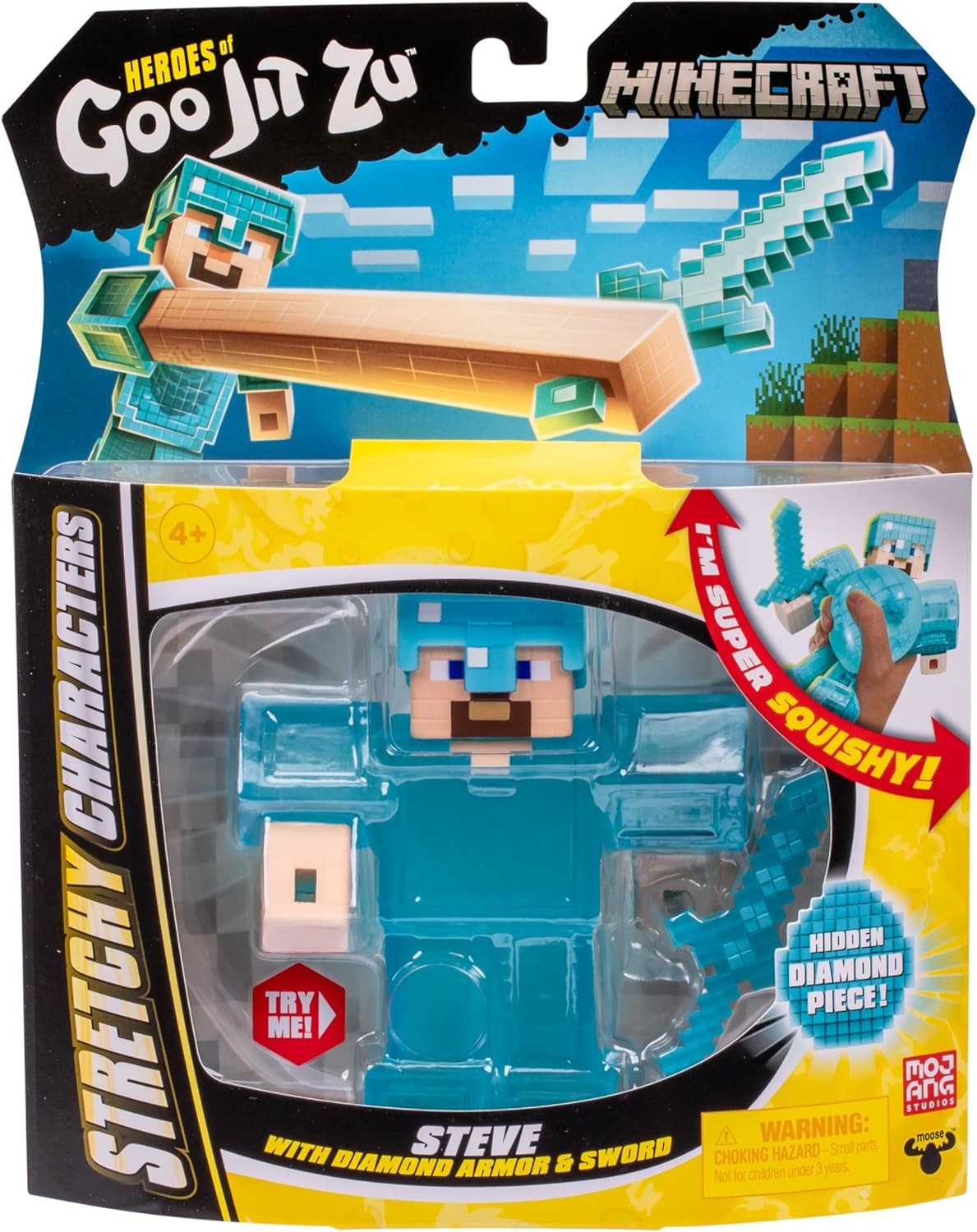 Heroes of Goo Jit Zu Minecraft Steve Action Figure