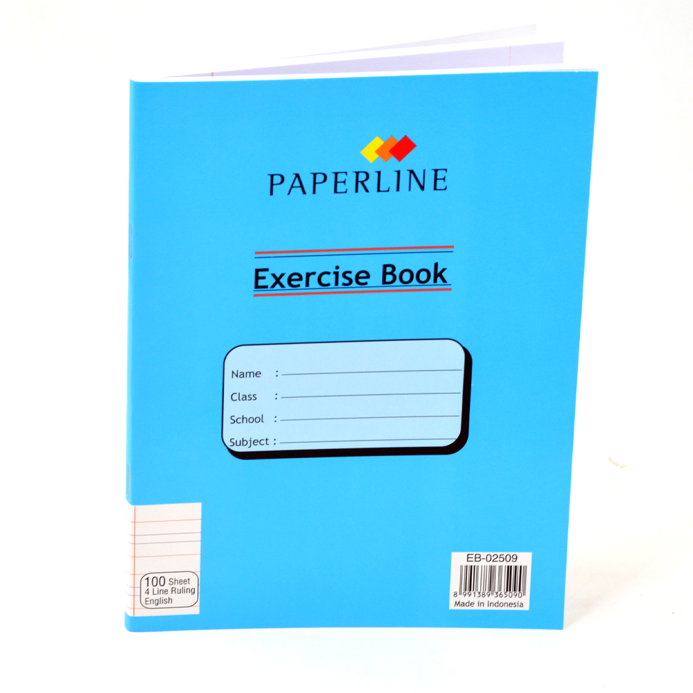 Paperline Exercise Book - 100 Sheets (4-Line)
