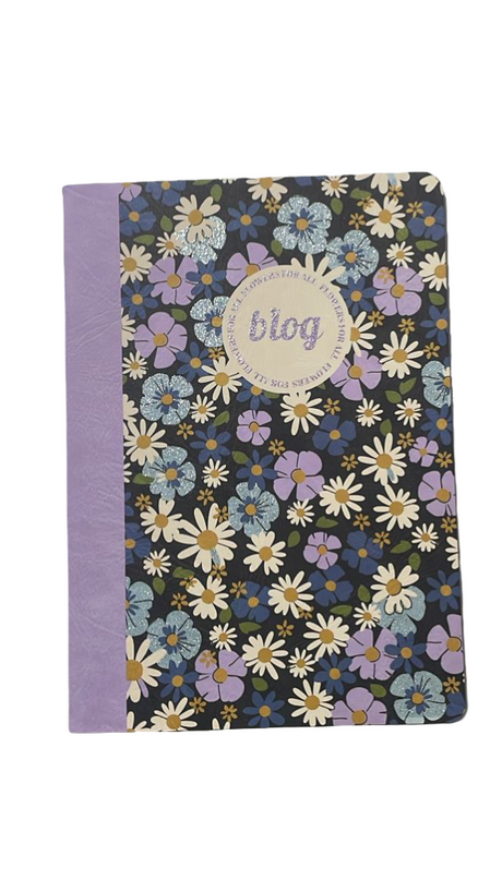 A5 Exercise Book – 48 Sheets, 90 GSM, Lined – Flowers Design