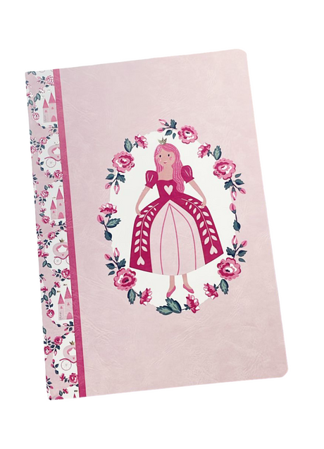 A4 Exercise Book – 48 Sheets, 90 GSM, Lined – Princess Design