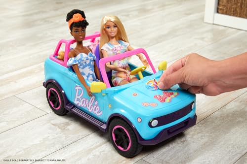 Barbie HOT WHEELS Battery-Powered RC SUV Vehicle Blue