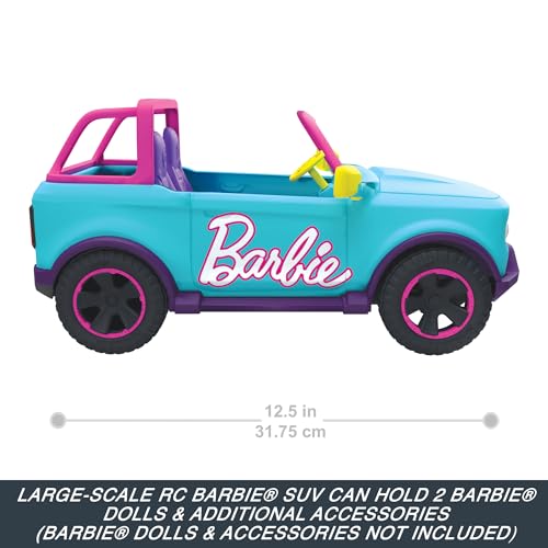 Barbie HOT WHEELS Battery-Powered RC SUV Vehicle Blue