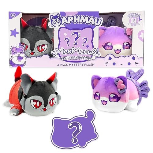 Aphmau 6 Meemeow Plush 3 Pack Friends Surprise Box