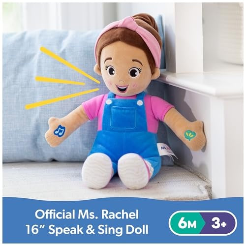 Ms. Rachel Official Speak Sing Doll - Multi Color
