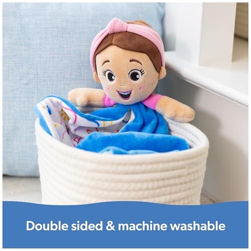 Ms. Rachel Official Huggable Lovey Double Sided Machine Washable Security Blankets For Babies