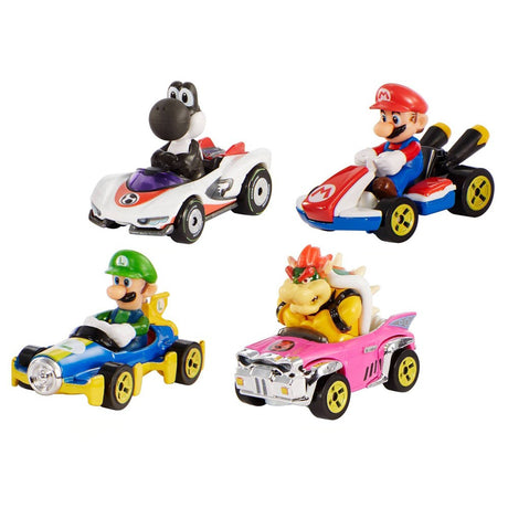 Links to Hot Wheels Mario Kart 4-Pack by