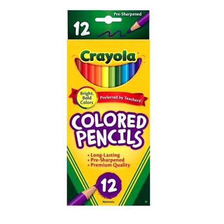 Crayola 68-4012 Colored Pencils, 12-Count, Assorted Colors (Pack of 6)