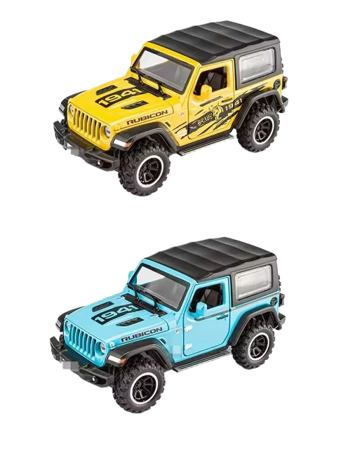 Jeep Wrangler Rubicon 1:24 (Assorted colors, sold as single)