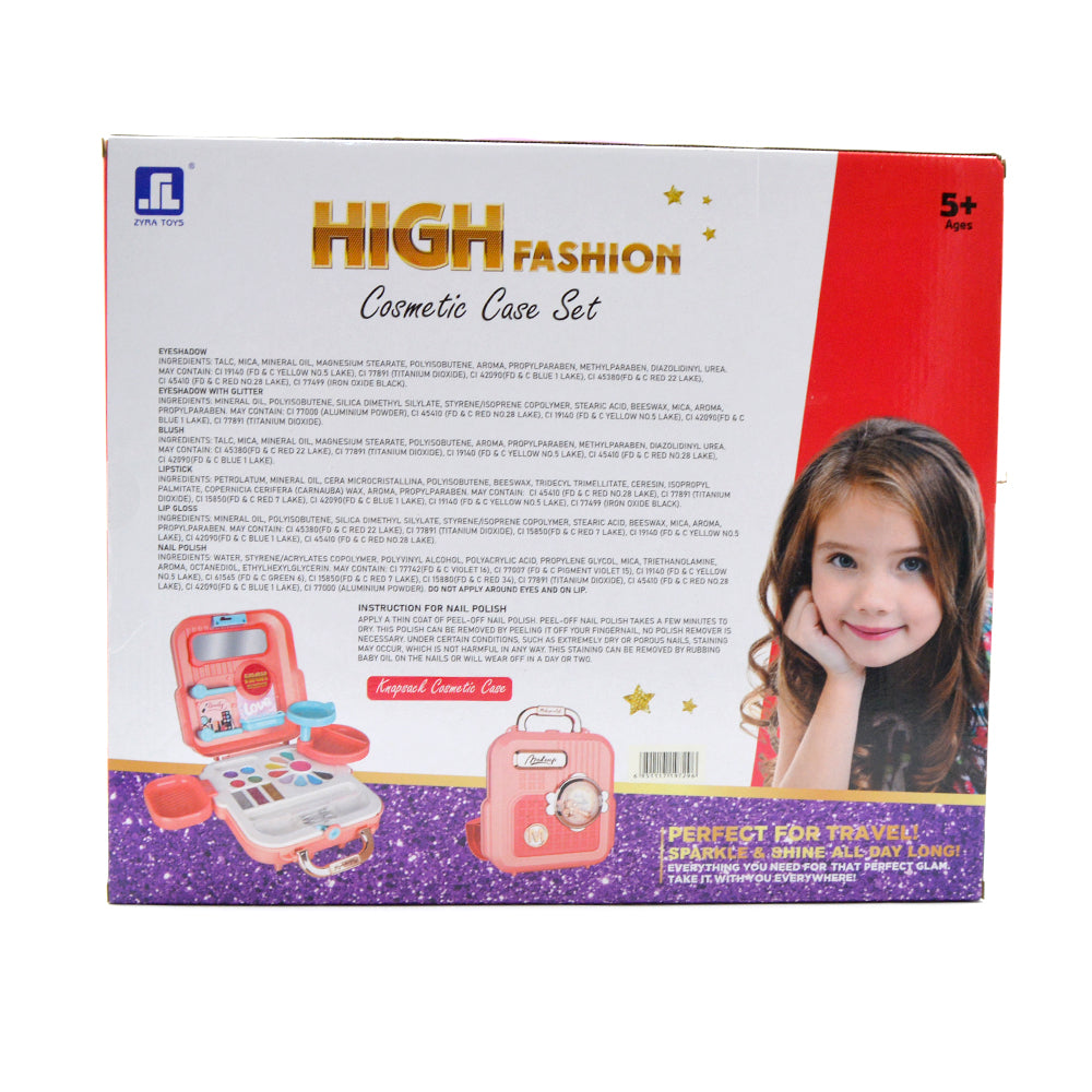 High Fashion Cosmetic Case Set Stylish Beauty Kit for Kids