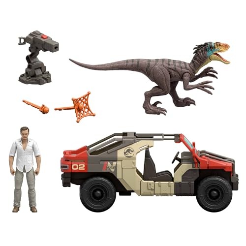 Jurassic World Rebirth Launch N Battle Truck Vehicle Set