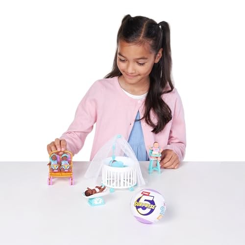 5 Surprise My Mini Baby Series 2 - Ultra-Realistic Collectible Silicone Baby Doll with 5 Mystery Accessories and Nursery Playset - Assorted