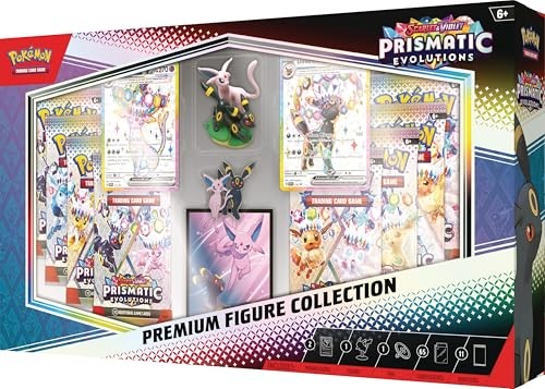 Pokemon TCG Scarlet & Violet Prismatic Evolutions Premium Figure Collection