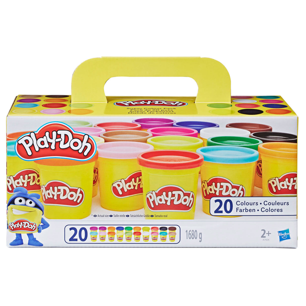 Large Set of Play-Doh Super Colour Pack of Big 20 Cans