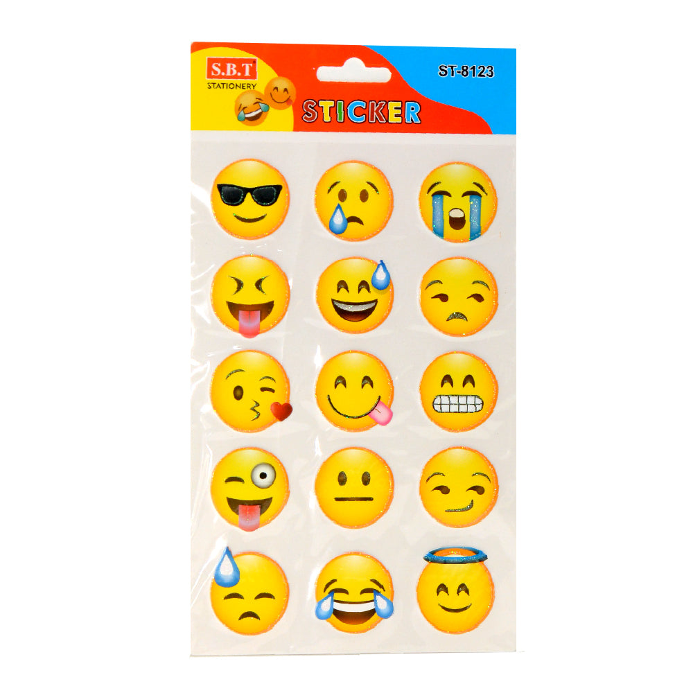 Smiley Stickers Assorted 4 Designs