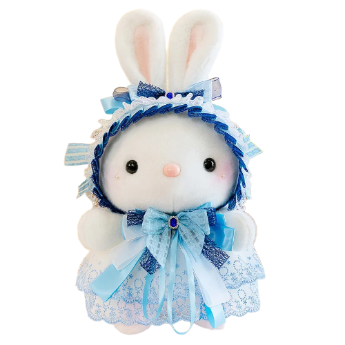 Cute Bunny Plush 14 Inch with Dress