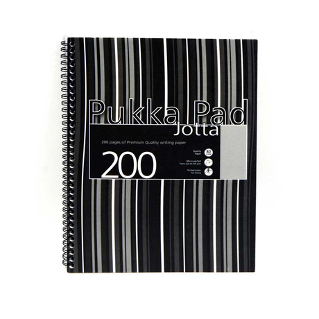A4 Spiral Jotta Pad – Ruled – Black – Discontinued