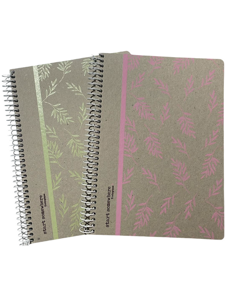 A5 Spiral Notebook EcoCover – 80 Sheets, 90 GSM, SQ5 – Ecologique