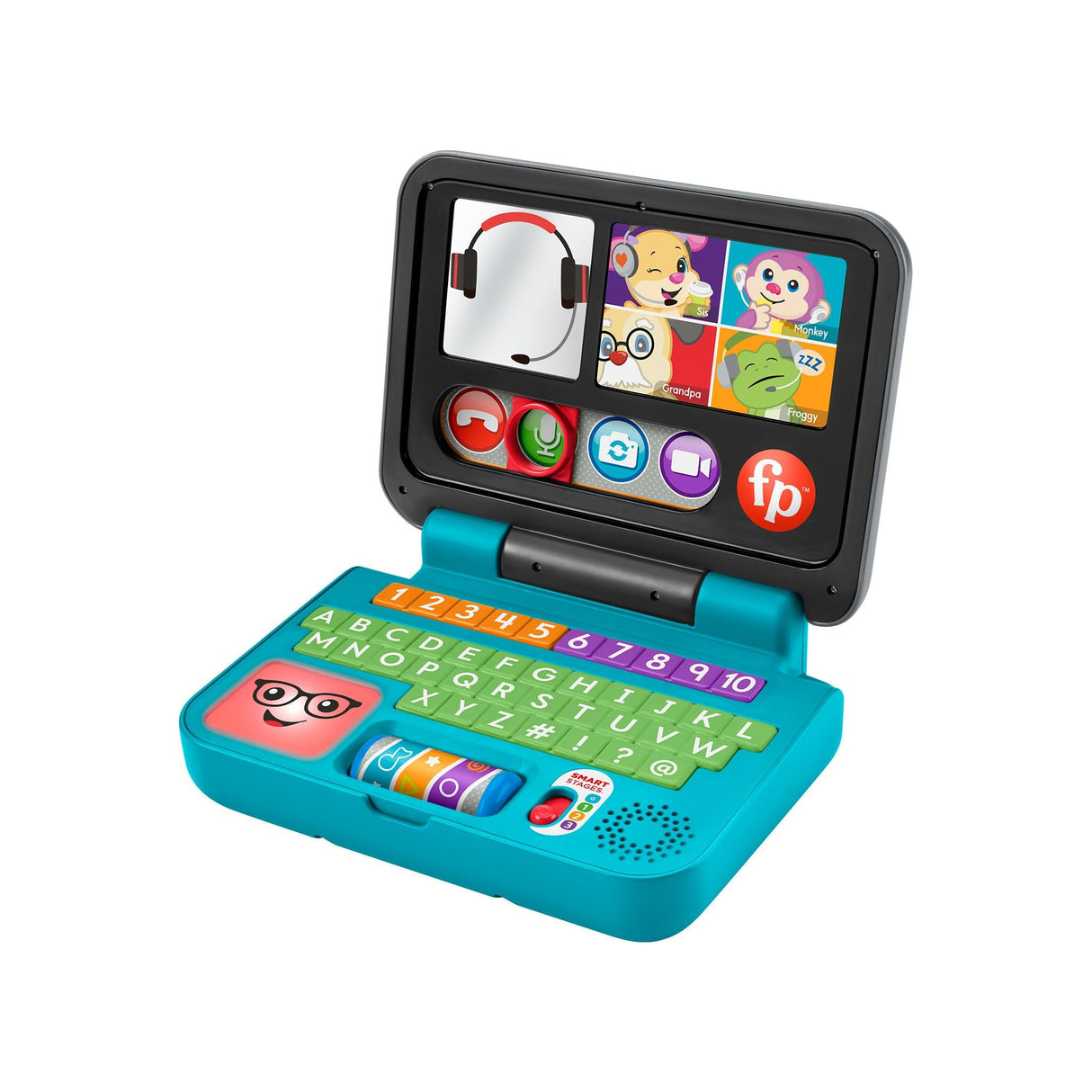 Fisher-Price Laugh & Learn Baby to Toddler Toy Let's Connect Laptop Pretend Computer