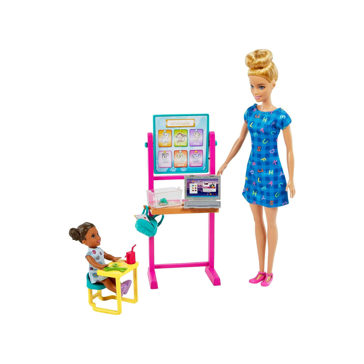 Barbie Careers Doll & Playset, Teacher Theme with Blonde Fashion Doll