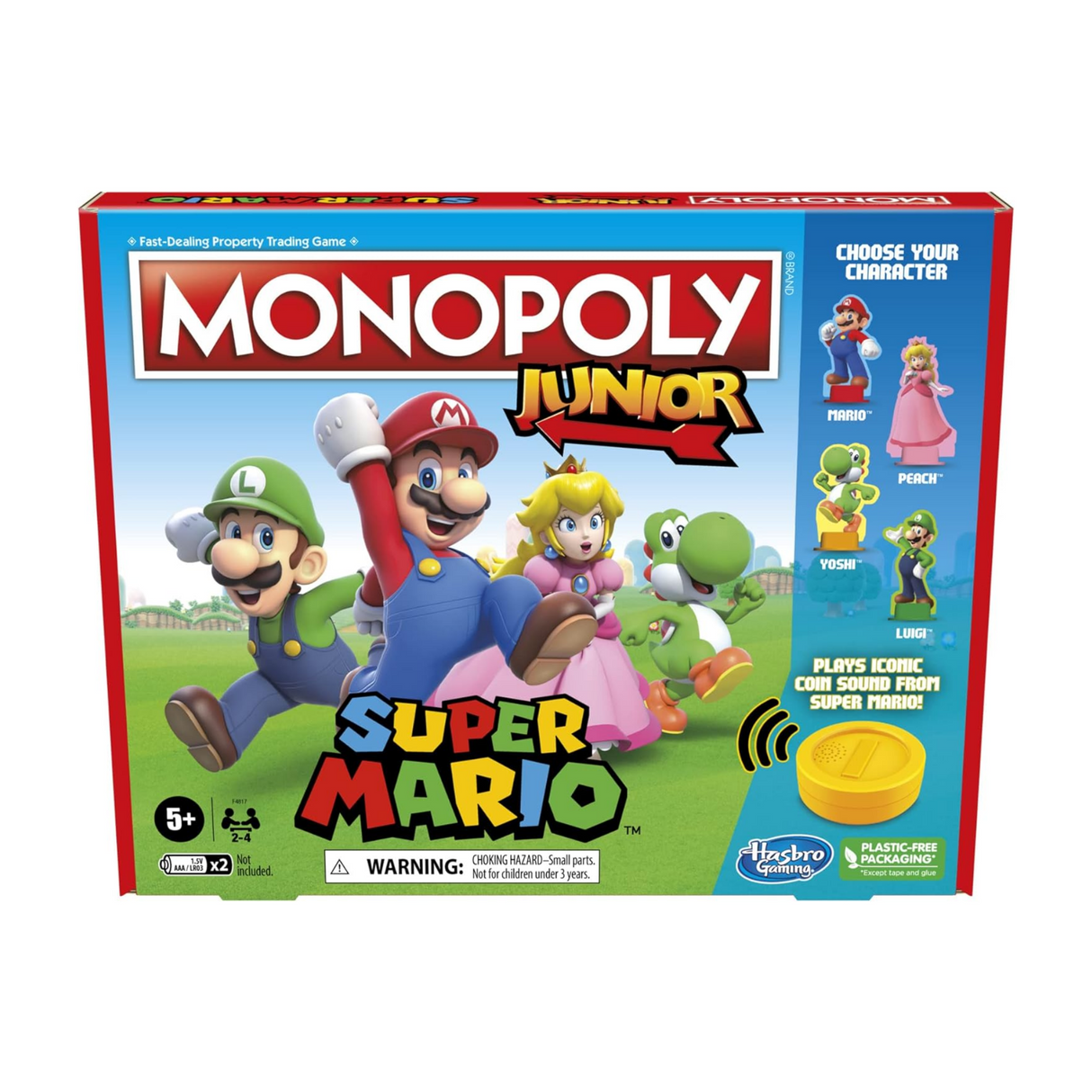 Hasbro Gaming Monopoly Junior Super Mario Edition