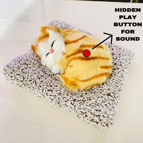 Sleeping Cat Plush Toy Assorted