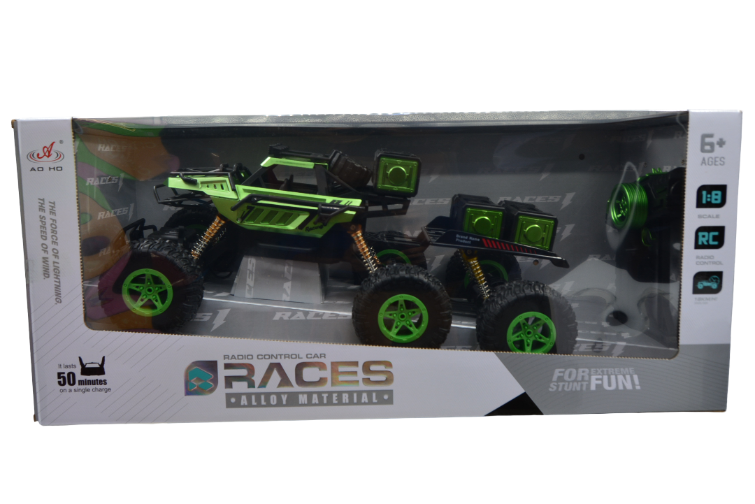 1:8 6-Wheel Drive Remote Control Car – Oversized Off-Road Vehicle