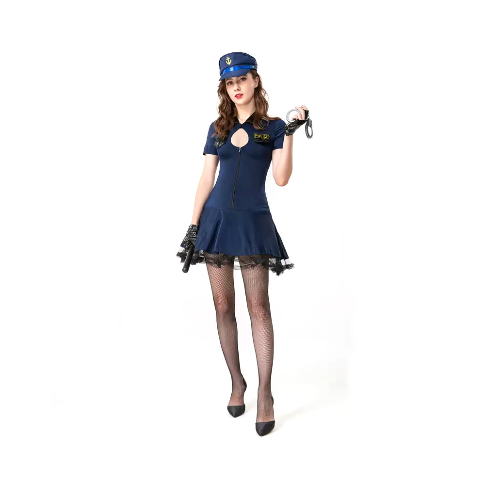 Links to WOMEN POLICE COSTUME SET SMALL by