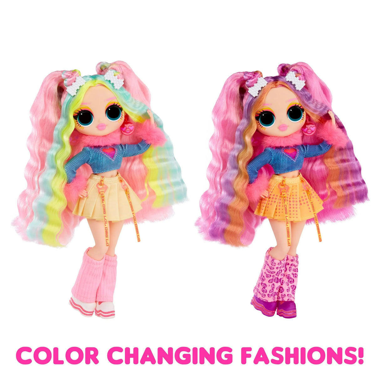 LOL Surprise OMG Sunshine Makeover Fashion Doll - BUBBLEGUM DJ - Includes UV Colour Change in the Sun, Multiple Surprises, and Fabulous Acce