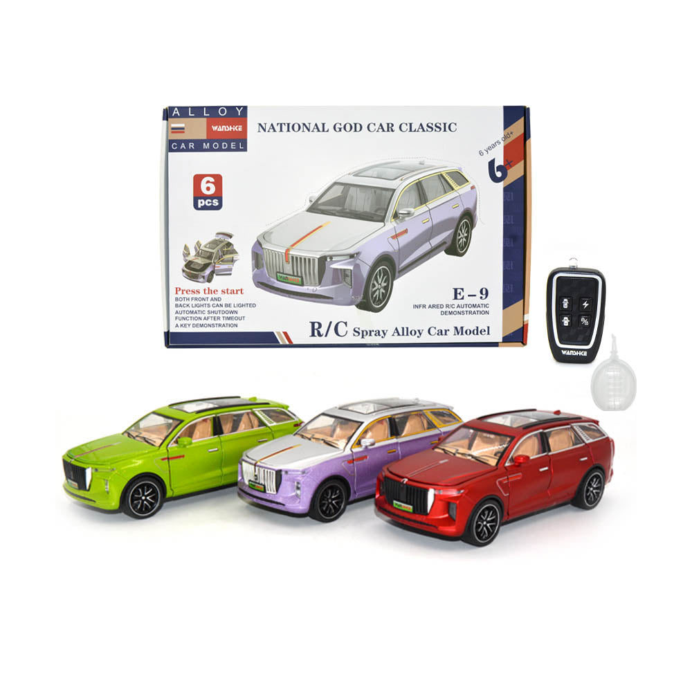 Links to DNR CLASSIC CAR WITH SMOKE & REMOTE DIECAST 3 ASSORTED (6) by
